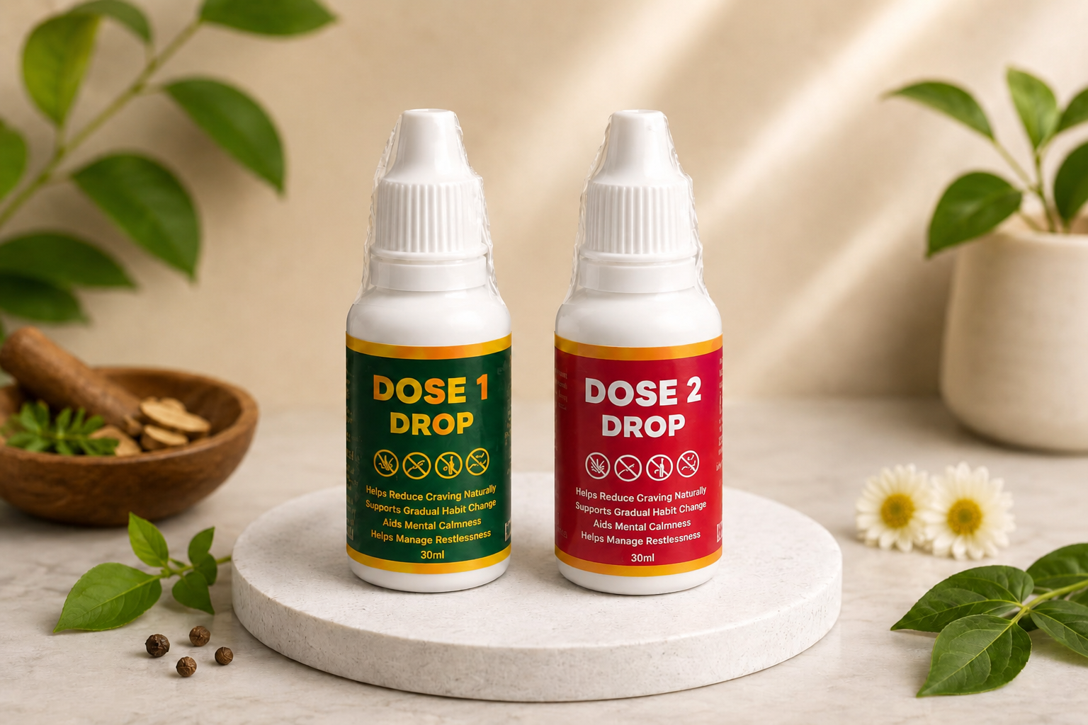 Dose 1 Drop और Dose 2 Drop